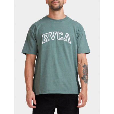 RVCA TEAMSTER BALSAM GREEN pánské tričko s krátkým rukávem