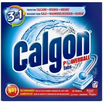 Calgon PowerBall Hygiene+ Tabs 3v1 Odvápňovací tablety do pračky 17 ks – Zbozi.Blesk.cz