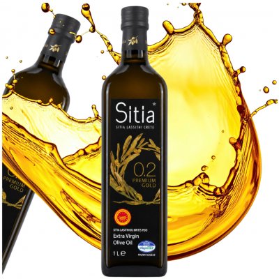Sitia PREMIUM GOLD olivový olej Extra panenský 1 l – Hledejceny.cz