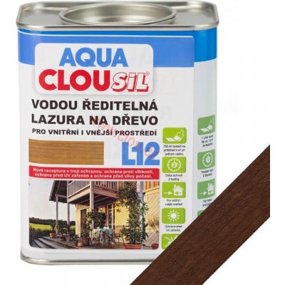 Aqua Clousil Holzlazur L12 0,75 l kaštan
