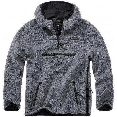 Brandit TEDDY - Fleece jacket - anthracite 