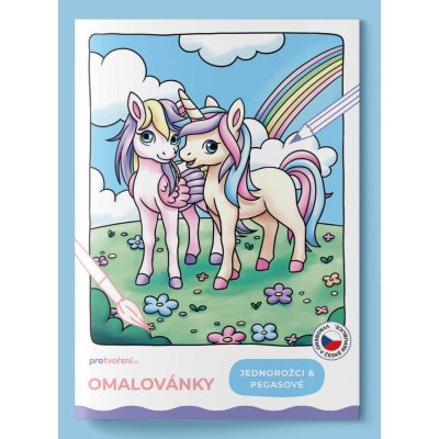 Omalovánky JEDNOROŽCI & PEGASOVÉ A5 – Hledejceny.cz