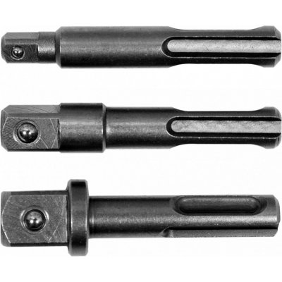 Adaptéry do vrtačky SDS+ na 1/4" 3/8" 1/2" sada 3 ks YT-04686 Yato – Zbozi.Blesk.cz