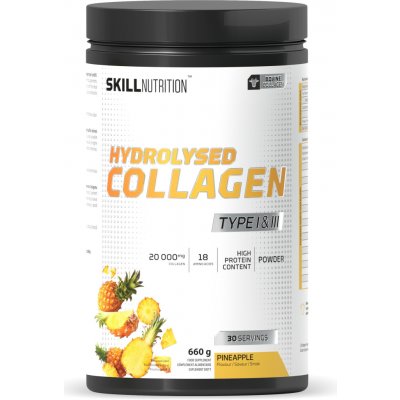 Skill Nutrition Hydrolysed Collagen Type I & III 660 g Pineapple – Hledejceny.cz