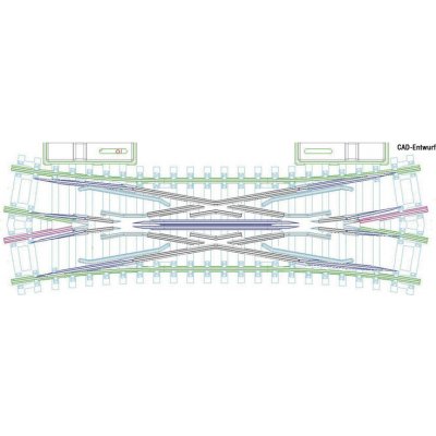 Roco výhybka křižovatková DKW20 4080800 – Zboží Dáma