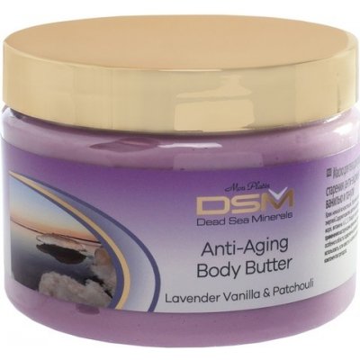 DSM Mon platin tělové máslo proti stárnutí s levandulí, vanilkou a pačuli 300 ml – Zbozi.Blesk.cz
