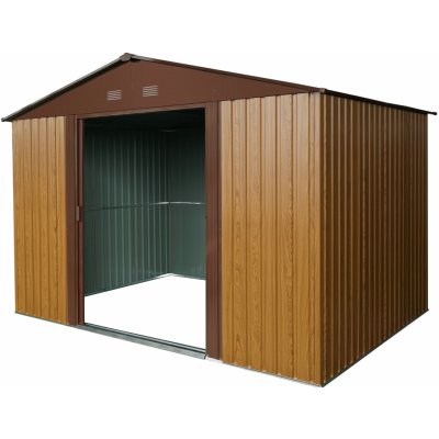 BestBerg ZDB-7D / 7,2 m² / 301 x 238 x 214 cm / červené dřevo/hnědá