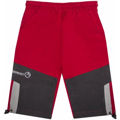 NEVEREST B131 Chlapecké 3/4 plátěné kalhoty Červená – Zboží Mobilmania