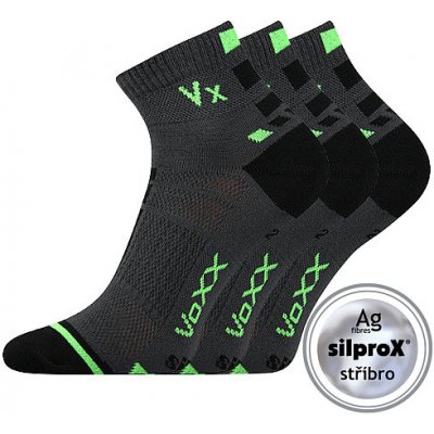 VoXX ponožky Mayor 3 páry tmavě šedá