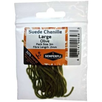 Semperfli Šenylka Suede Chenille Large Olive 2mm – Hledejceny.cz