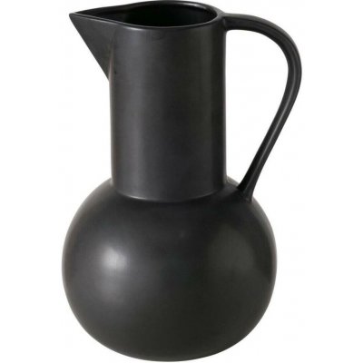 Boltze Home Černý dekorační váza ZUKY, kovová kamenina, výš, 25 cm černá – Hledejceny.cz