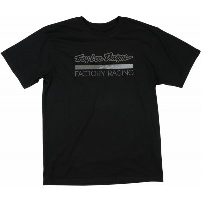 Troy Lee Designs Factory Racing triko black/reflective – Zboží Mobilmania