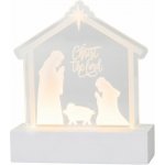 MagicHome Dekorace Narození Ježíše, 10xLED teplá bílá, IP20, 2xAA, 15x5,8x17,5 cm – Hledejceny.cz