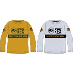 Jurský svět licence chlapecké tričko Jurský svět 5202089 šedý melír šedá – Zboží Dáma