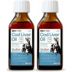Lab-v olej z tresčích jater 100% olej z tresčích jater pro psy a kočky 2 x 100 ml – Hledejceny.cz