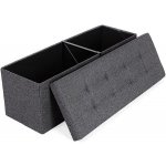 Songmics Taburet Echalt tmavě šedý – Zboží Dáma