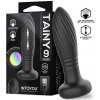 Anální kolík InToYou Tiany Thrusting Led Lighted Anal Plug with Remote Control Black