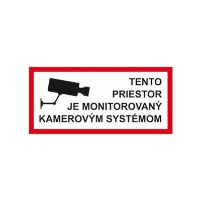 Informační samolepka kamerový systém – Zbozi.Blesk.cz