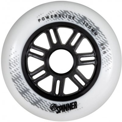 Powerslide Spinner White 100 mm 88A 3ks – Zboží Mobilmania