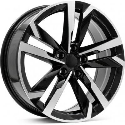Racing Line FBX254 7.5x18 5x100 ET39 black polished – Hledejceny.cz