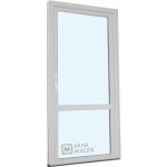 KNIPPING Plastové balkonové dveře - 70 AD OS s příčkou bílá pravé 90 x 230 cm – Zboží Mobilmania