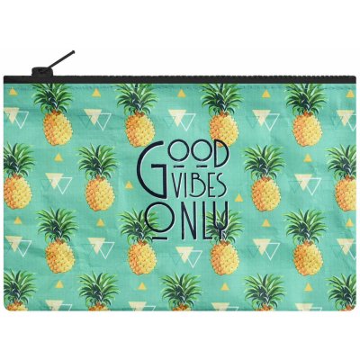 Legami Kosmetická taštička se zipem Ananas 21,5 x 13,5 cm – Zboží Dáma