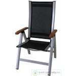 Polohovací křeslo ASS Comfort černá+stříbrná – Zboží Mobilmania
