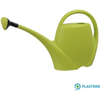 Plastkon SPRING plastová s růžicí 4,5 l hráškově zelená 65000033 – Zboží Mobilmania