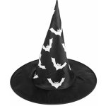 Dětský klobouk čarodějnice netopýři