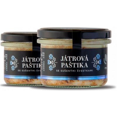 Játrová paštika se sušenými švestkami Čongrády 170g – Zboží Dáma