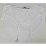 Greenice Dámské bezešvé kalhotky bílá – Zboží Mobilmania
