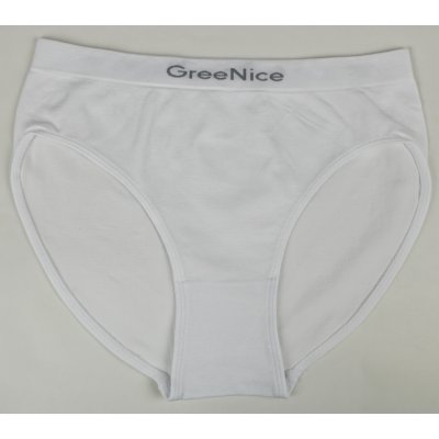 Greenice Dámské bezešvé kalhotky bílá – Zboží Mobilmania