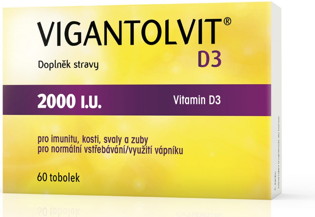 Vigantolvit D3 2000 I.U. 60 kapslí