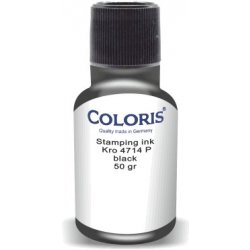 Coloris razítková barva KRO 4714 P černá 50 ml