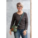 Italy fashion Třpytivý svetr GLANS Vínová – Zboží Mobilmania