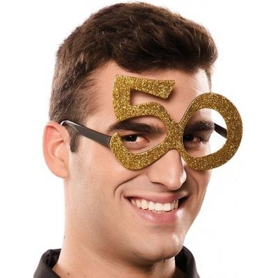 Ptákoviny CB Brýle k 50 narozeninám Barva: zlatá – Zboží Dáma