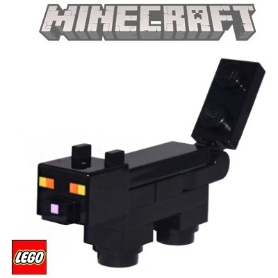 LEGO® Minecraft 21190 Figurka Černá kočka – Zbozi.Blesk.cz
