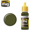 Modelářské nářadí AMMO by MIG Jimenez 4BO Russian Green 17ml / A.MIG-019 AMIG0019