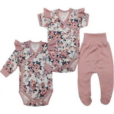 Kojenecká soupravička 3D Růžička PU – Zboží Mobilmania