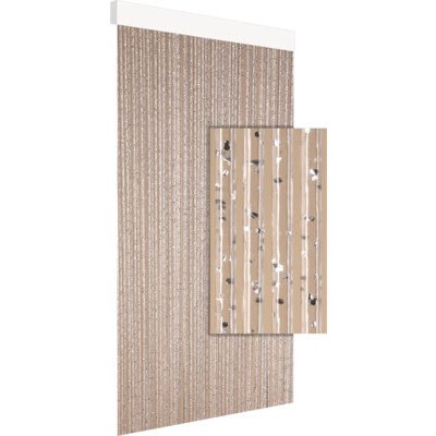 Závěs do dveří Degor Calisto stříbrný 60 x 190 cm – Hledejceny.cz