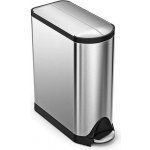 Simplehuman CW2017 Pedálový na tříděný odpad 40l 20/20 butterfly matná ocel – Sleviste.cz