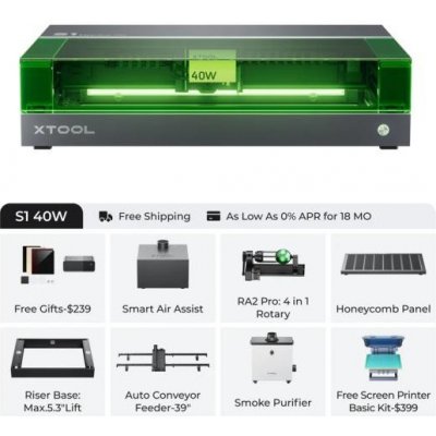 xTool S1 40W all in one Bundle – Sleviste.cz