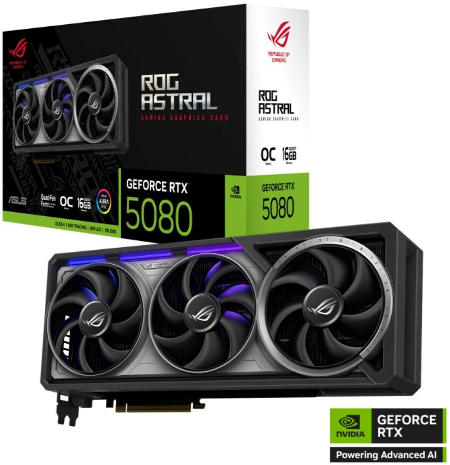 Asus ROG Astral GeForce RTX 5080 16GB OC 90YV0LV0-M0NA00