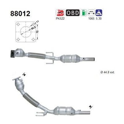 Katalyzátor AS 88012 | Zboží Auto