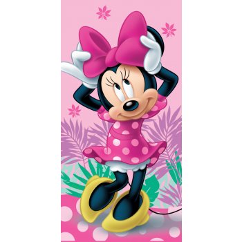 Jerry Fabrics Dětská osuška ‒ Minnie Pink 02, 70x140 cm