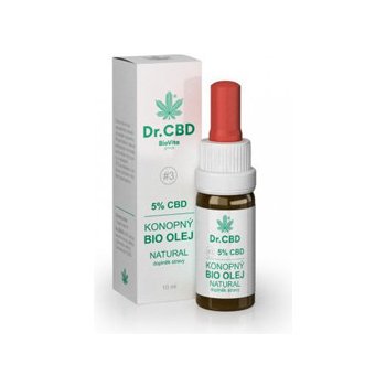 BioVita Dr. CBD Konopný bio olej 5 % 10 ml