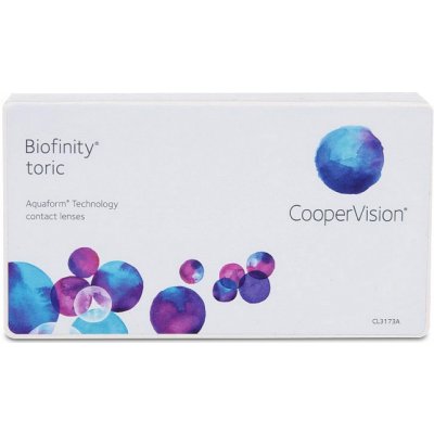Cooper Vision Biofinity XR Toric 3 čočky