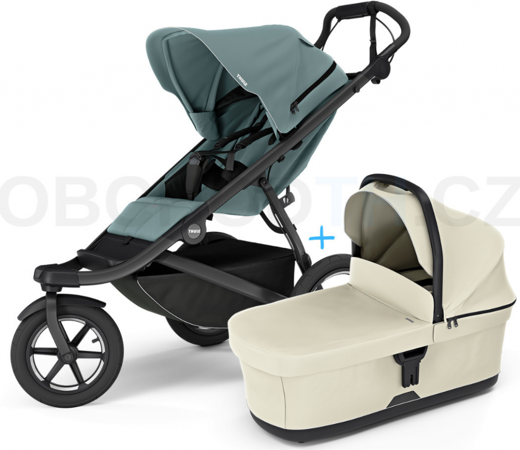 Thule Urban Glide 3 Mid blue 2024 + korba Soft beige