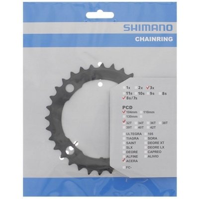 Převodník Shimano Acera FC-M361 32 zubů, černý – Hledejceny.cz