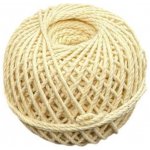 Motouz bavlněný - přírodní, 40 g, návin cca 60 m – Zboží Dáma
